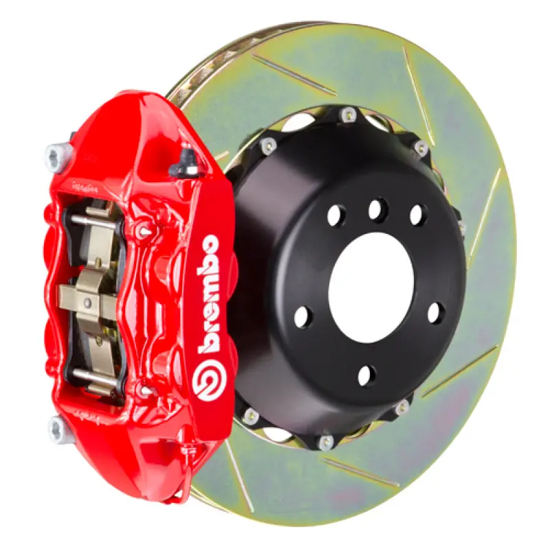 Brembo Rear Gt Big Brake Kit For 2011–2021 Jeep Grand Cherokee (Non-Srt) – 380×28Mm Slotted Two-Piece Rotor, Red Finish 1