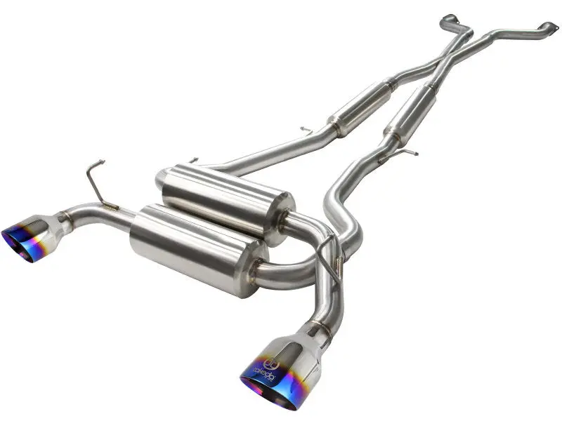 Afe Takeda Cat-Back Exhaust System – Infiniti G37 (2008–2013) & Q60 (2014–2015), 3.7L V6, 2.5″ Stainless Steel W/ Blue Flame Tips 1