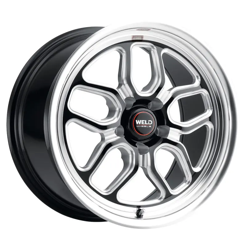 Weld Racing Laguna Drag 17X5 Inch Gloss Black Wheel – 5X114.3, Et-21, 2.15In Backspace, 78.1Mm Center Bore 1