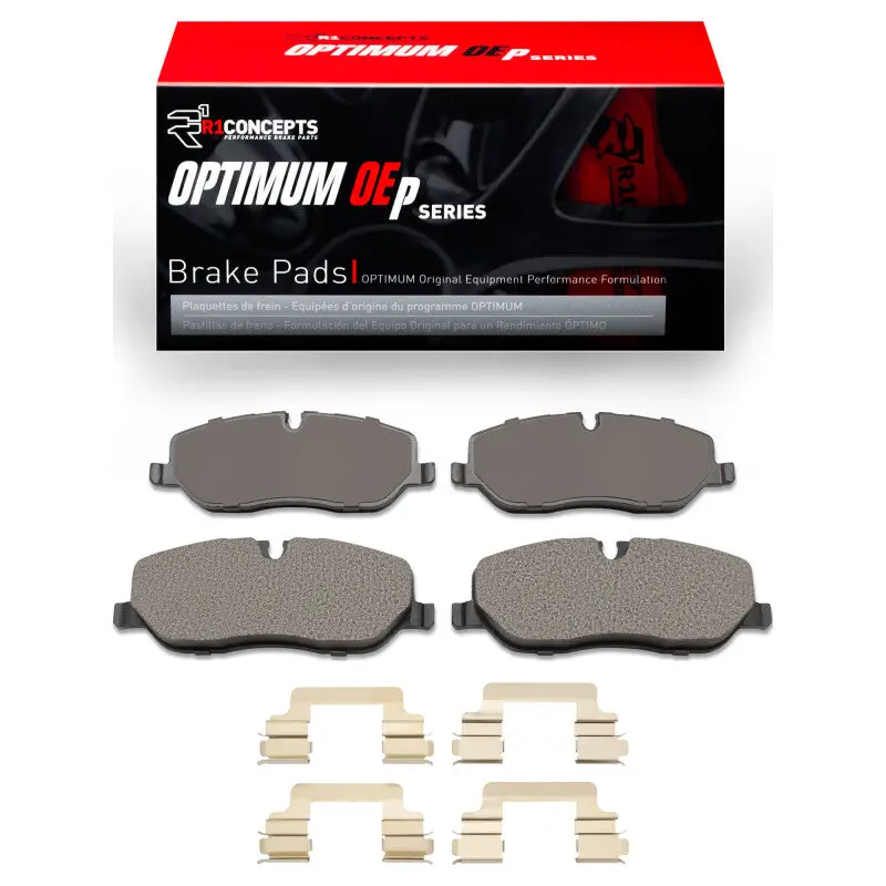 R1 Optimum Oe Front Brake Pad & Hardware Kit For 2005–2009 Land Rover Range Rover 1