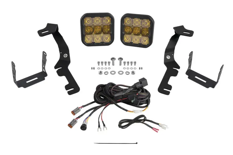 Diode Dynamics Stage Series Ditch Light Kit – Sport Yellow Combo For 2019+ Ram Ss5 1