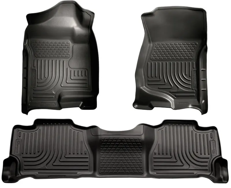 Husky Liners Weatherbeater Floor Liners For Front & Second Row Of 2007–2013 Gm Full-Size Suvs 1