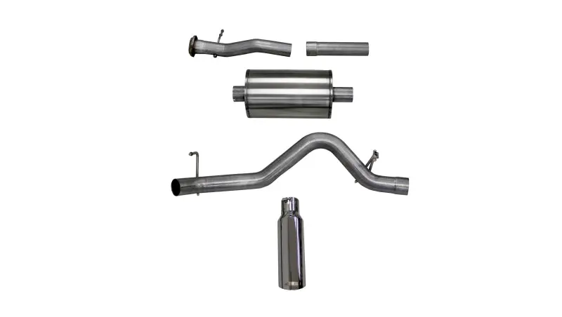Corsa 15-16 Chevy Colorado 3.6L V6 Cat-Back Exhaust 4In Ss Db Tip Single Side Exit 1