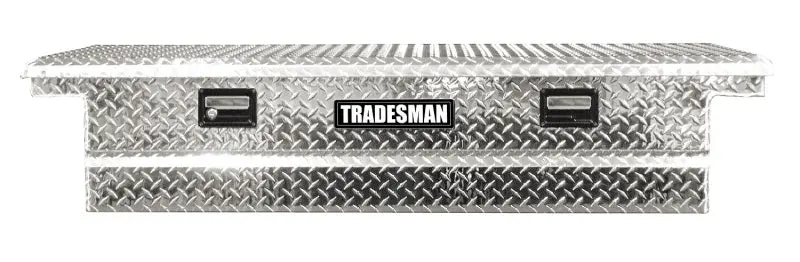 Tradesman 70-Inch Aluminum Cross-Bed Truck Tool Box – Single Lid, Brite Finish 1
