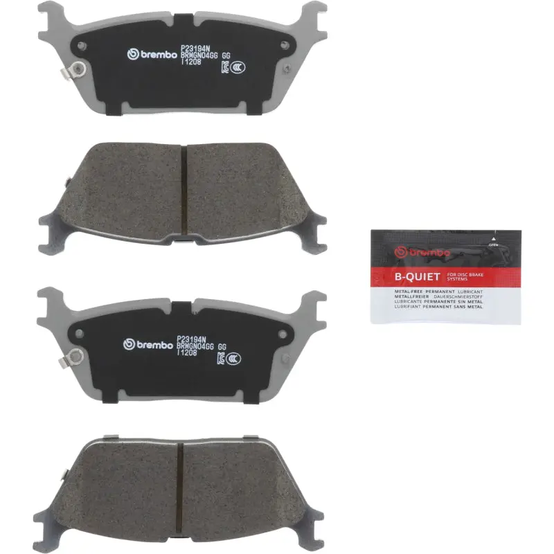 Brembo Nao Rear Brake Pads For 2019–2022 Ram 1500 1