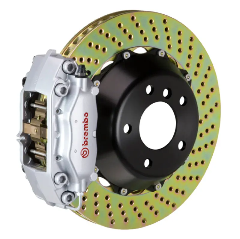 Brembo Gt Big Brake Kit – Drilled 345X28Mm Two-Piece Rear Rotors For 1997–2004 Porsche 986 Boxster 1