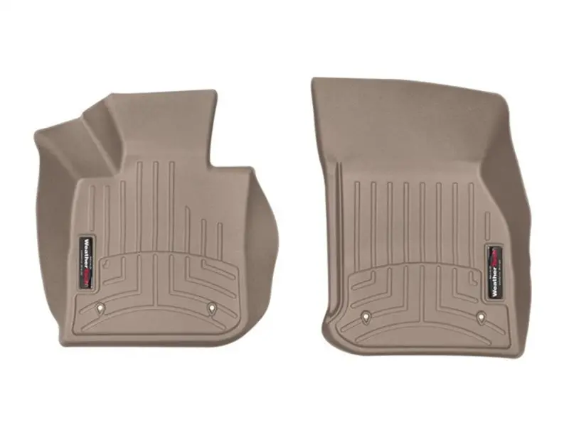 Weathertech Front Floorliner – Tan Fitment For 2015–2024 Mini Hardtop (4-Door) 1