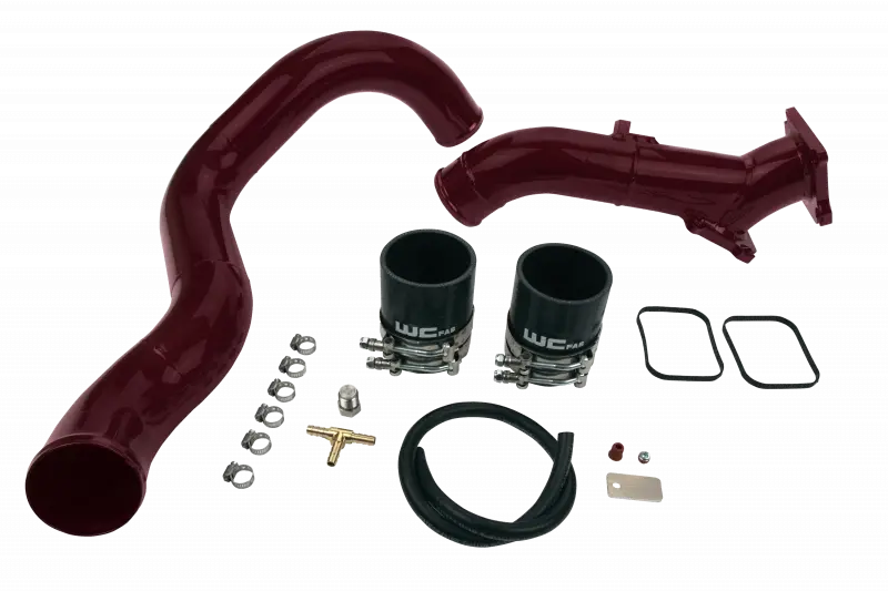 Wehrli 3-Inch Y-Bridge Exhaust Kit For 2001–2004 Chevrolet Lb7 Duramax – Deore Gold Finish 1