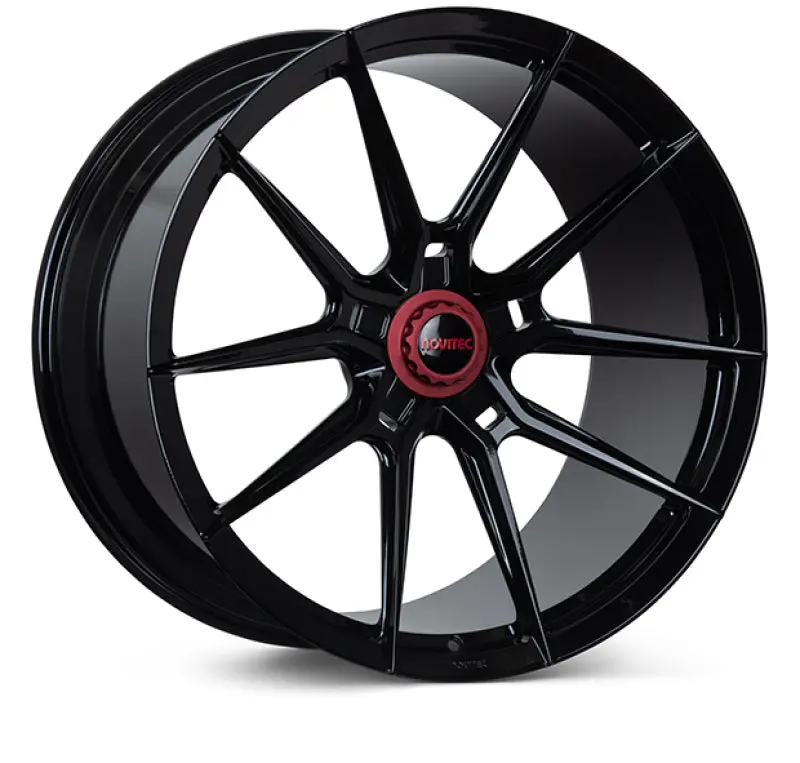 Vossen X Novitec Nf10 Gloss Black Forged Rear Wheel – 22X12", 5X114.3 Bolt Pattern, Et47 Offset – Fits Ferrari Ff And Portofino 1