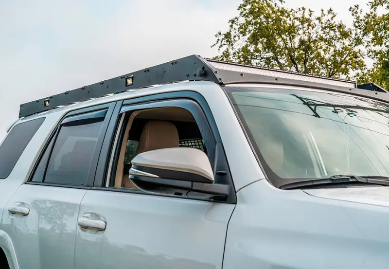 Cali Raised Premium Roof Rack For 2010–2024 Toyota 4Runner – 43-Inch Dual-Function Led Light Bar, No External Switch 1