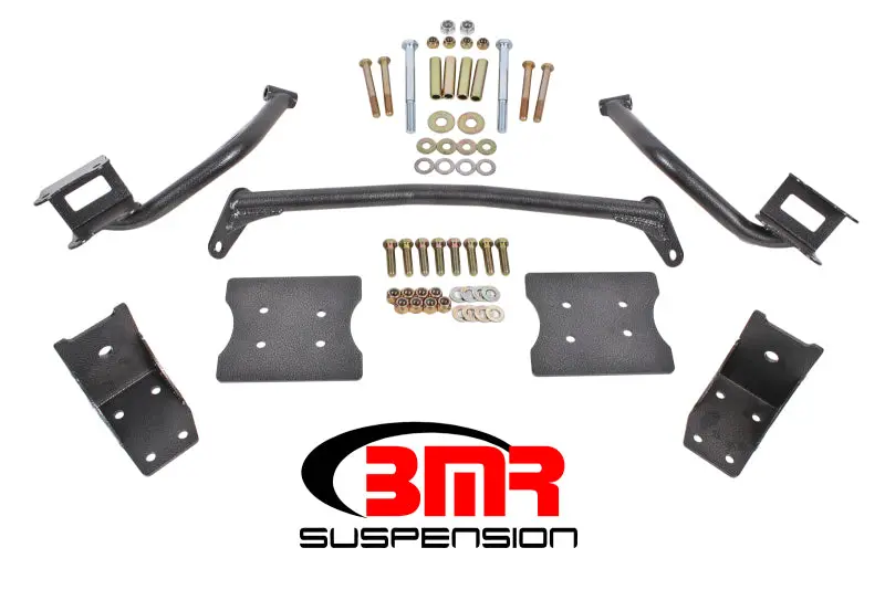 Bmr Torque Box Reinforcement Kit For 1979–2004 Fox-Body Mustangs – Includes Tbr005H & Tbr003H Plates (Black Hammer Tone) 1