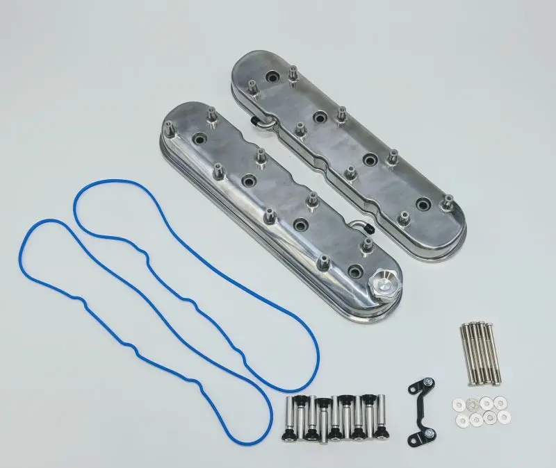 Granatelli Ls Tall Valve Covers — Polished Aluminum, Integrated Angled Coil Mounts, Fits 1996–2022 Gm Ls Engines (Pair) 1