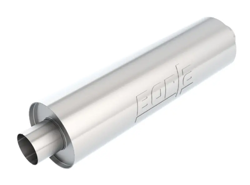 Borla Turbo Xl Muffler – 3-Inch Inlet/Outlet, 6.75-Inch Diameter, 24-Inch Length – Optimized For Heavy-Duty Trucks 1