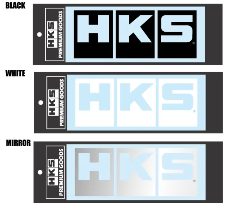 Hks Logo Mirror Decal For Mercedes-Benz W220 Models 1