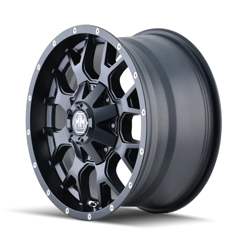 Mayhem 8015 Warrior Forged Wheel: 20X10", 5X127Mm, -25Mm Offset, 87Mm Hub Bore – Matte Black 1