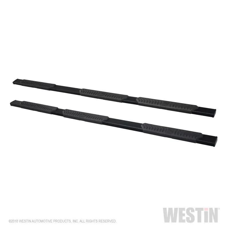 Westin R5 M-Series Nerf Step Bars – Black, Wide-To-Wide Fit For 2010–2018 Ram 2500/3500 Crew Cab, 8-Foot Bed (Excludes Dually) 1