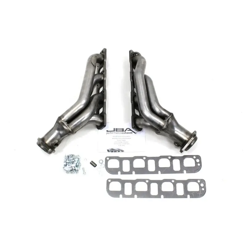 Jba Cat-Forward Stainless Steel Headers For 2015–2020 Chrysler 6.2L / 6.4L Hemi – 1 7/8In Primary Tubes, 409Ss Raw Finish 1