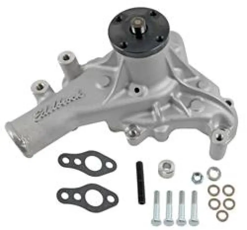Edelbrock Long-Style Water Pump For Small-Block Chevrolet Engines – Satin Finish 1