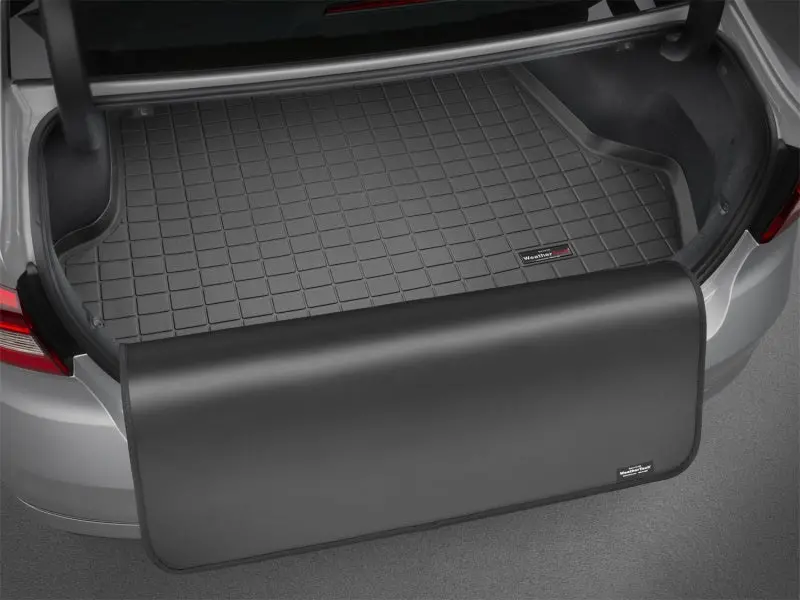 Weathertech Cargo Liner With Bumper Protector — Black, Compatible With 2015+ Mercedes-Benz E-Class Wagon 1