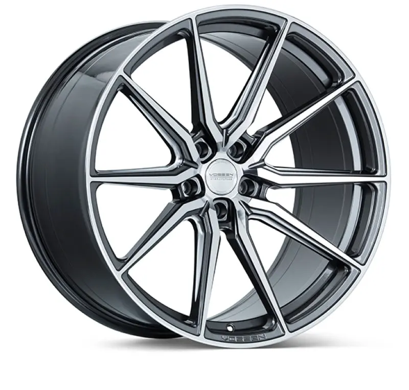Vossen Hf-3 Gloss Graphite Polished Alloy Wheel – 20X9 Inch, 5X114.3 Bolt Pattern, Et32 Offset, 73.1Mm Hub Bore 1