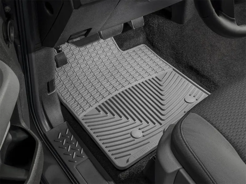 Wt Rear Rubber Floor Mats – Durable All-Weather Protection In Grey 1