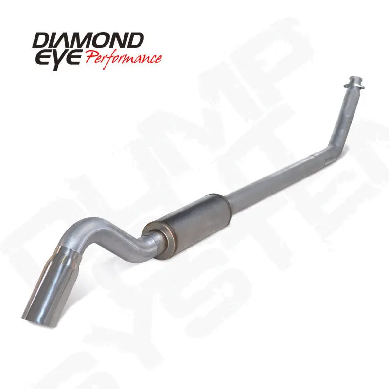 Diamond Eye 4-Inch Aluminum Turbo-Back Exhaust System – Single-Dump, Fits 94–02 Dodge Trucks (No Muffler Or Tip Included) 1