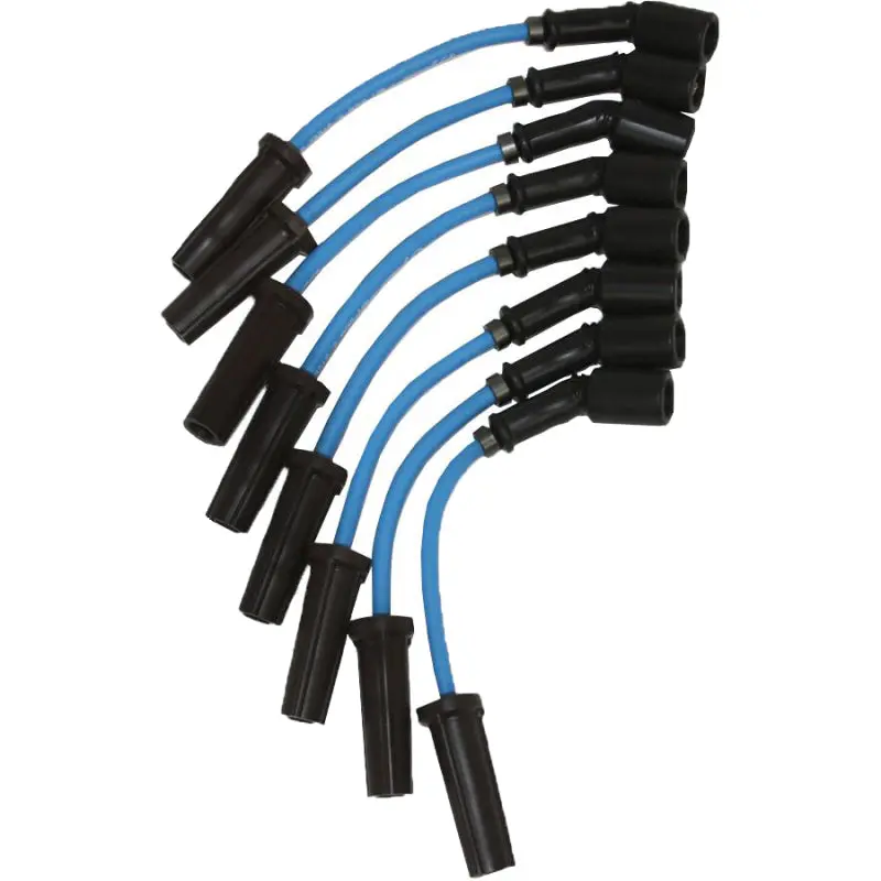 Granatelli High-Performance Ignition Wire Kit For Gm Lt1 6.2L Engines (2014–2023) – Blue Straight-Boot, Coil-Near-Plug Design 1