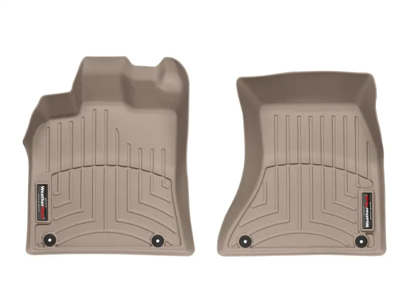 Weathertech Front Floor Liners For 2009+ Audi Q5 – Tan All-Weather Protection 1