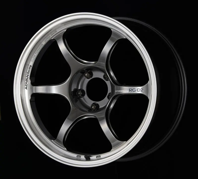 Advan Rg-D2 Forged Alloy Wheel – 16X7", +38Mm Offset, 5X100 Pcd, Hyper Black Finish 1