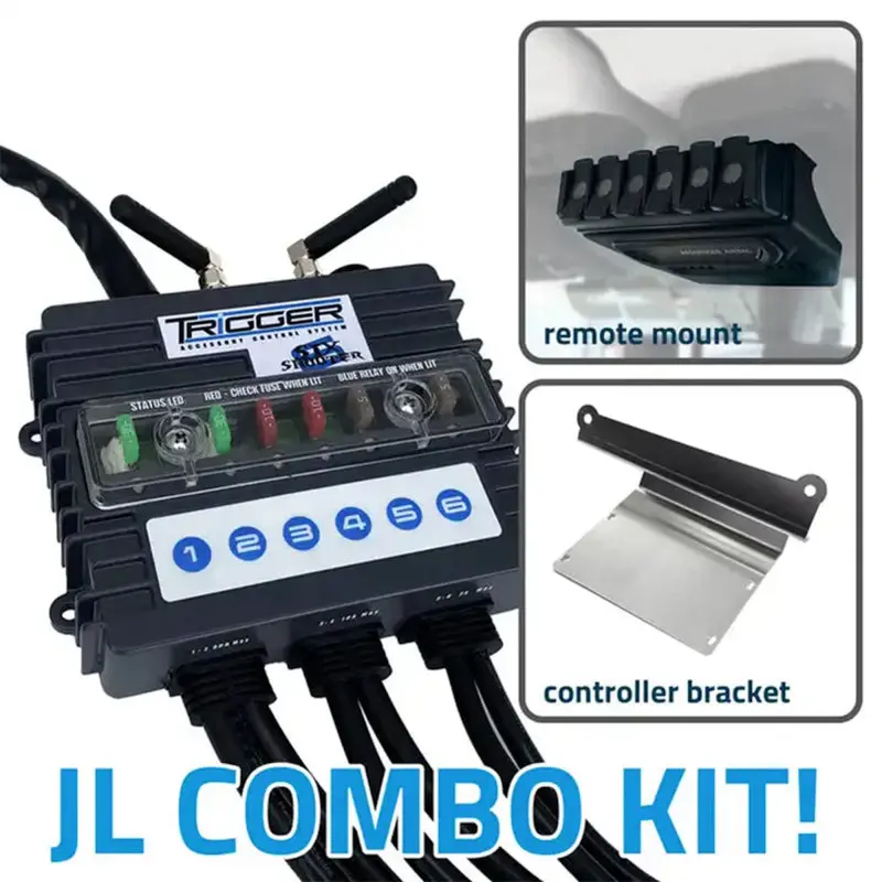 Oracle Lighting Trigger 6-Shooter Led Light Bar Kit – Jeep Jl & Jt Combo 1