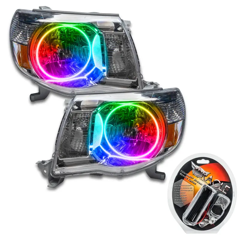 Oracle Colorshift Smd Headlight Kit For 2005–2011 Toyota Tacoma – Dynamic Rgb Lighting Effect 1