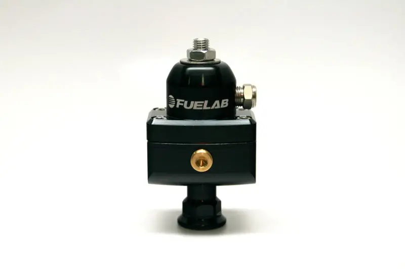 Fuelab 575 Carb Adjustable Mini Fpr Blocking 1-3 Psi (1) -6An In (2) -6An Out - Black 1