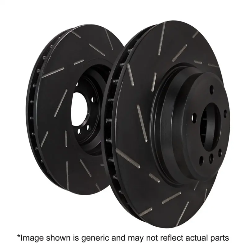 Ebc Usr Slotted Front Brake Rotors For 2019–Present Hyundai Veloster N (2Nd Gen, 2.0T) 1