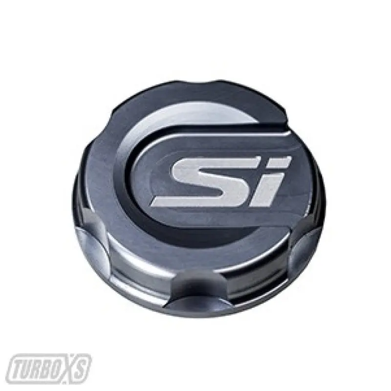 Turbo Xs Oil Cap For 2016+ Honda Civic – Matte Grey Finish 1