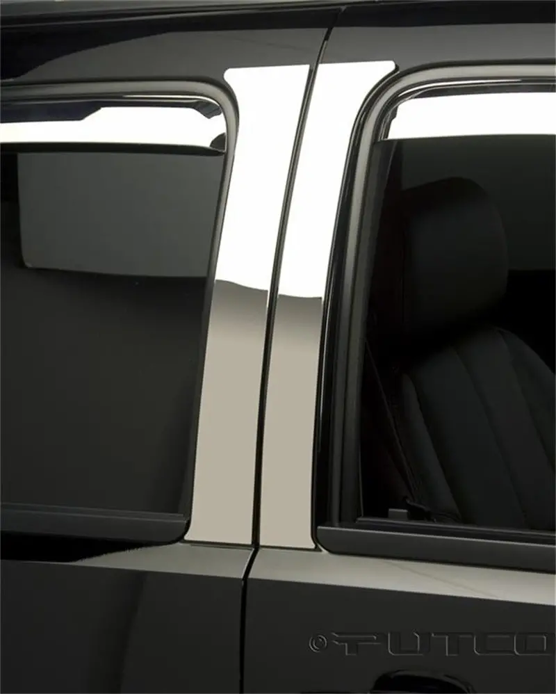 Putco Stainless Steel Pillar Post Trim Kit For 2008–2012 Honda Accord 4-Door – Classic Style, 6-Piece Set 1