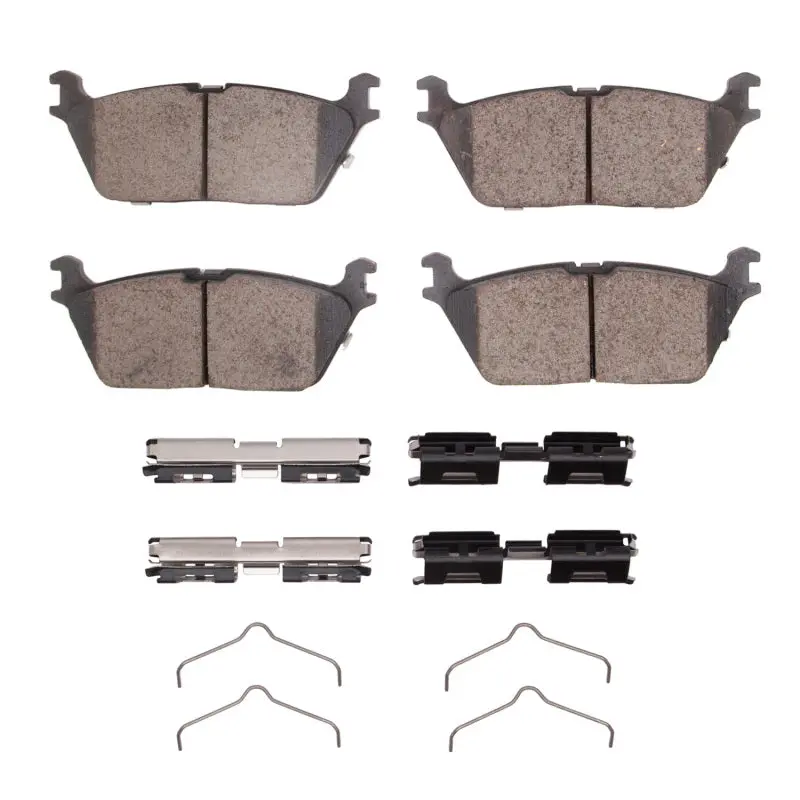 R1 Ceramic Brake Pad & Hardware Kit For 2019–2025 Jeep Grand Wagoneer L – Rear Axle Application 1